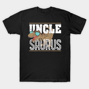 'Uncle Saurus Dinosaur' Hilarous Uncle Gift T-Shirt